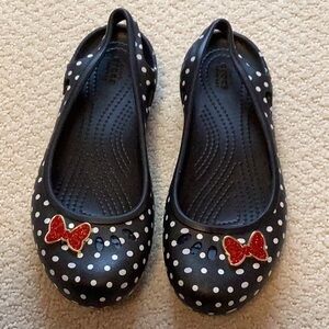 Crocs Disney Kadee Minnie Mouse Sling Back Sandals Women’s SZ 7 New